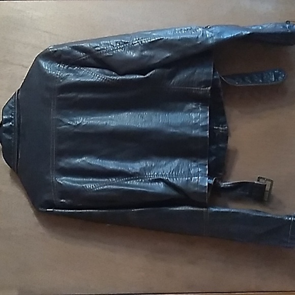 Wet Seal Faux Leather Jacket Boys Large - Picture 2 of 4